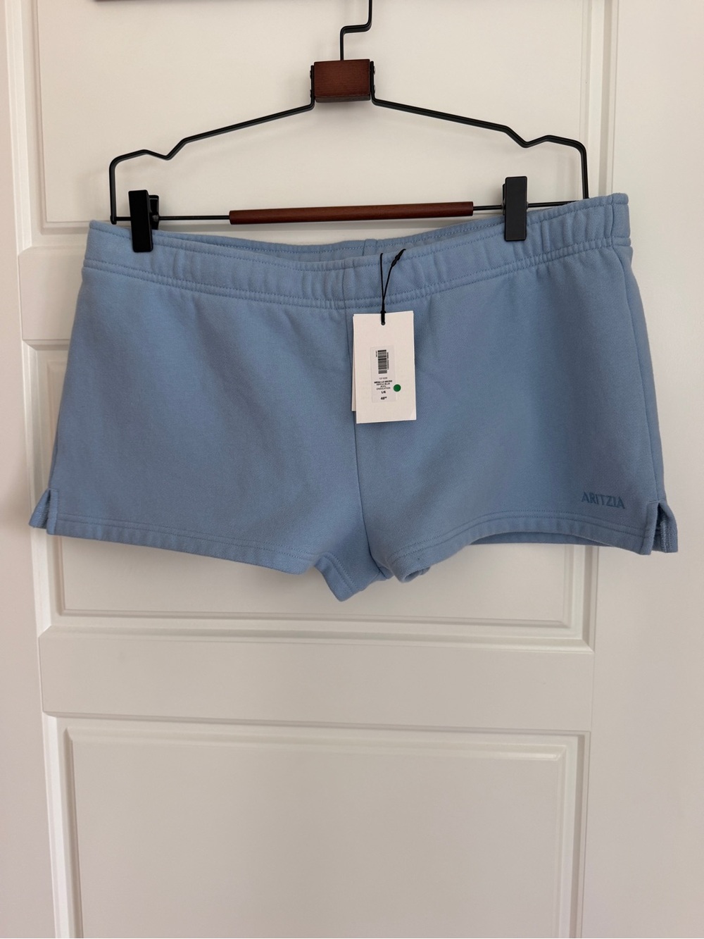 Aritzia Mega Loosely Athletic Shorts in Blue Large NWT